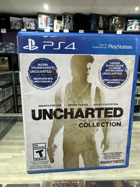 Uncharted The Nathan Drake Collection (Sony PlayStation 4) PS4 Complete!