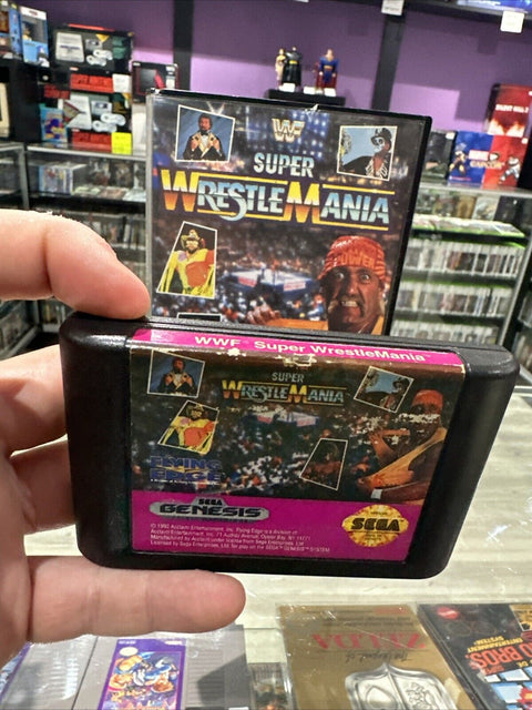 WWF Super WrestleMania (Sega Genesis, 1992) No Manual Tested!