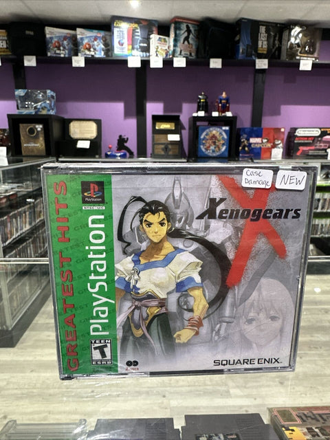 NEW! Xenogears Greatest Hits (Sony PlayStation 1, 1998) PS1 Sealed *Case Crack*