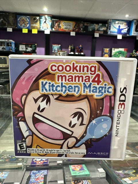 Cooking Mama 4: Kitchen Magic (Nintendo 3DS, 2011) CIB Complete Tested!