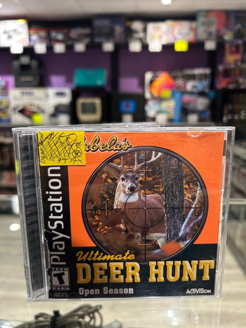 Cabela's Ultimate Deer Hunt (Sony PlayStation 1, 2002) PS1 CIB Complete Tested!