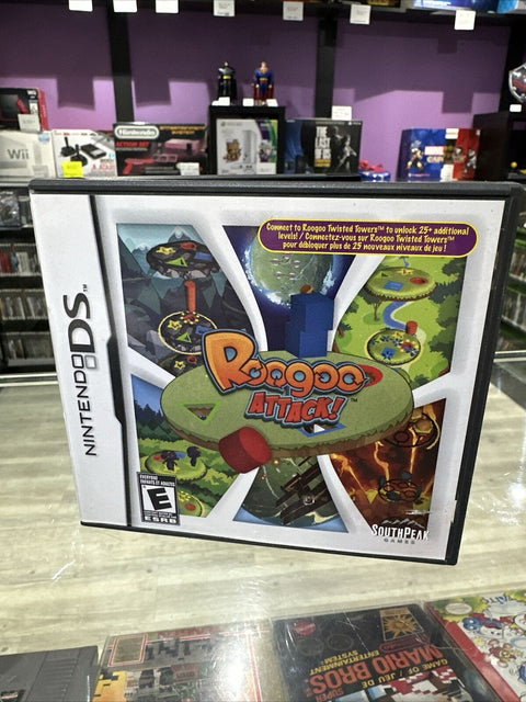 Roogoo Attack (Nintendo DS, 2009) - CIB Complete Tested!