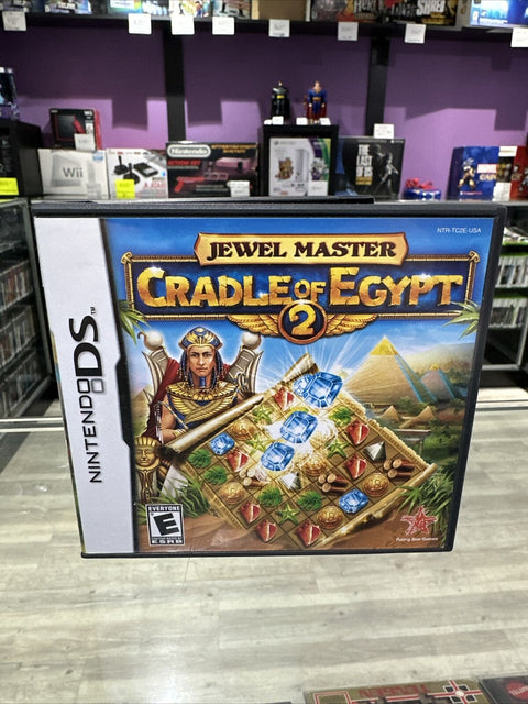 Jewel Master: Cradle of Egypt 2 (Nintendo DS, 2012) CIB Complete Tested!