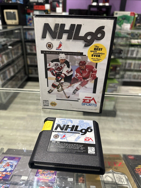 NHL 96 (Sega Genesis, 1995) No Manual - Tested!