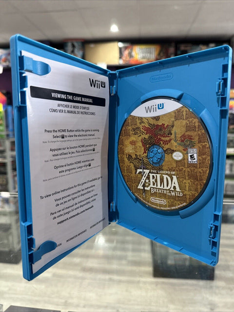 The Legend of Zelda: Breath of the Wild (Nintendo Wii U, 2017) CIB Complete