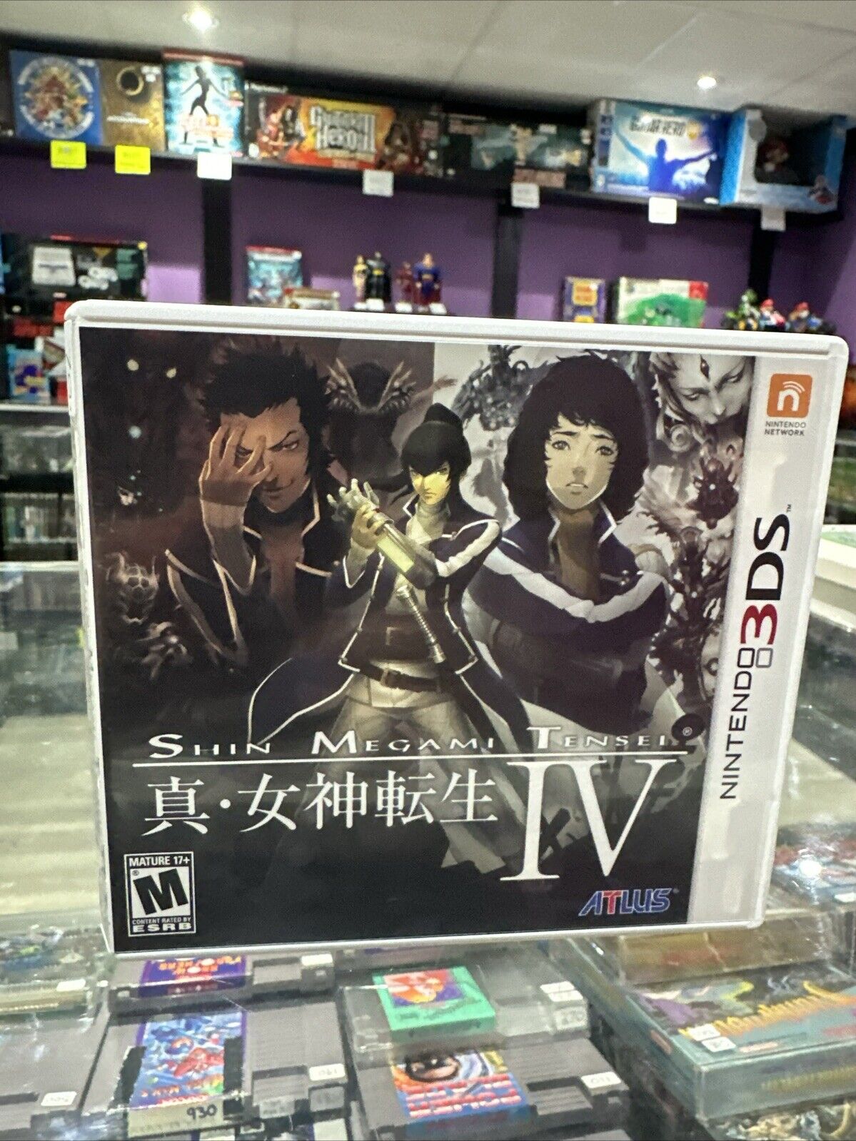 Shin Megami Tensei IV 4 Limited Collector's Edition Nintendo shops 3DS -(incomplete)