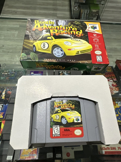 Beetle Adventure Racing (Nintendo 64, 1999) N64 In Box No Manual - Tested!