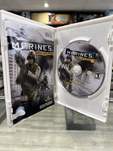 Marines Modern Urban Combat (Nintendo Wii, 2011) CIB Complete Tested!