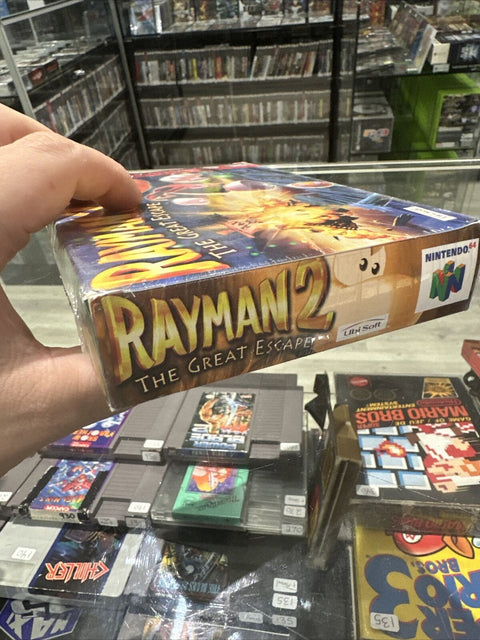 NEW! Rayman 2: The Great Escape (Nintendo 64, 1999) N64 Factory Sealed!