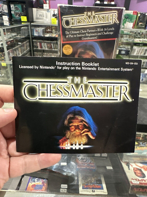 Chessmaster (Nintendo Entertainment System) NES CIB Complete In Box Tested!