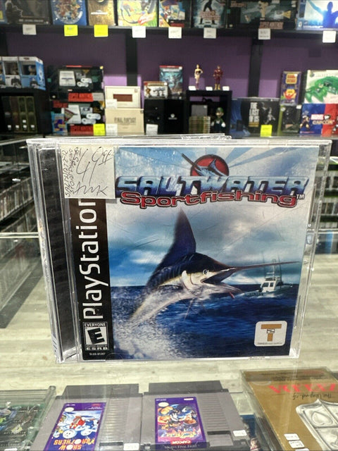 Saltwater Sportfishing (Sony PlayStation 1, 2001) PS1 CIB Complete Tested!