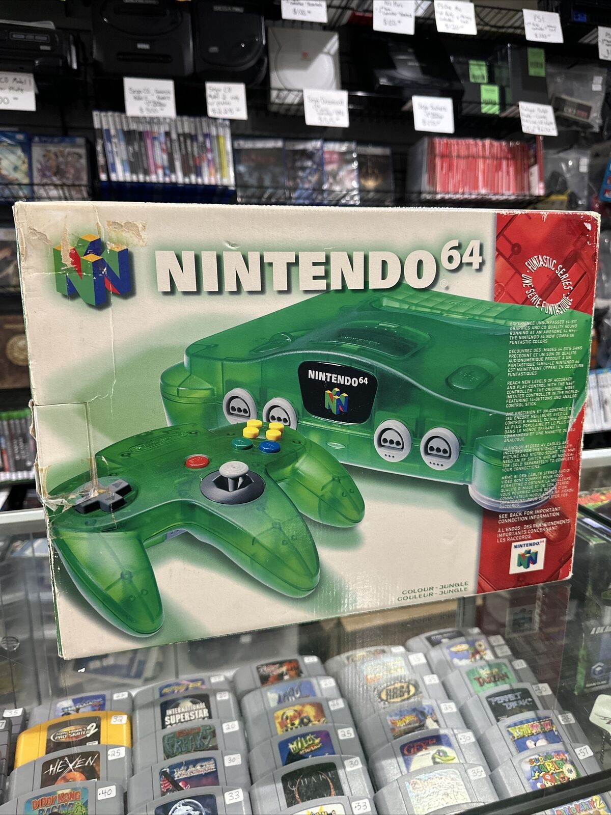 Nintendo newest 64 in Funtastic Jungle Green