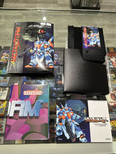 Metal Storm (Nintendo NES, 1991) Limited Run Black Edition - CIB Complete