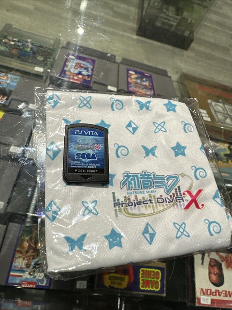 Hatsune Miku: Project Diva X (Sony PlayStation Vita) w/ Bag - PS Vita - Tested!