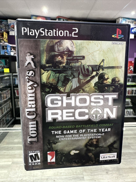 Tom Clancy's Ghost Recon (Sony PlayStation 2, 2002) PS2 CIB Complete Tested!