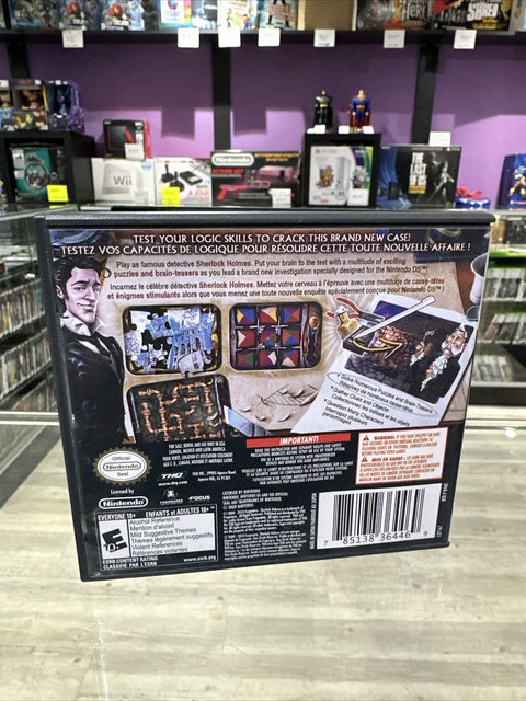 Sherlock Holmes and the Mystery of Osborne House (Nintendo DS, 2011) Complete!