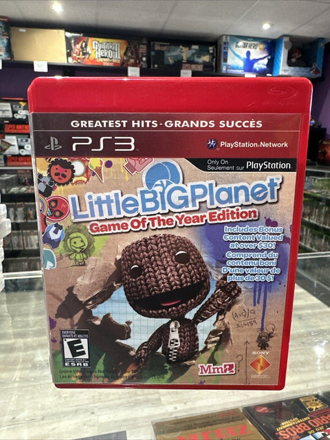 LittleBigPlanet -- Game of the Year Edition (Sony PlayStation 3) PS3 Complete