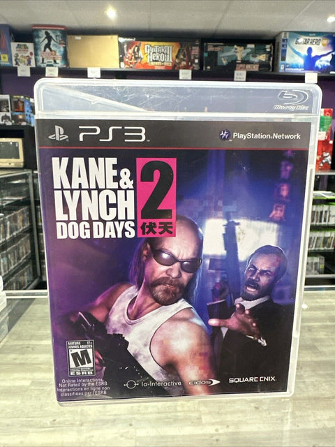 Kane & Lynch 2: Dog Days (Sony PlayStation 3, 2010) PS3 CIB Complete Tested!