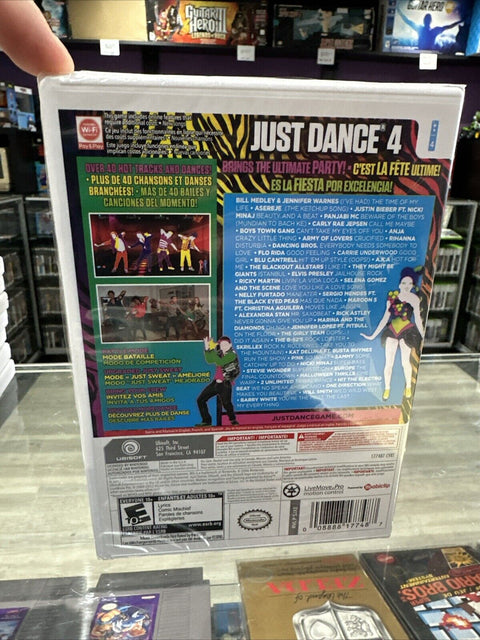 NEW! Just Dance 4 (Nintendo Wii, 2012) Factory Sealed!