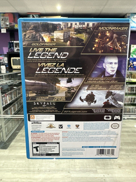 007 Legends (Nintendo Wii U, 2012) Complete CIB Tested