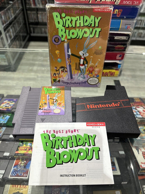 The Bugs Bunny Birthday Blowout (Nintendo NES) CIB Complete Tested!