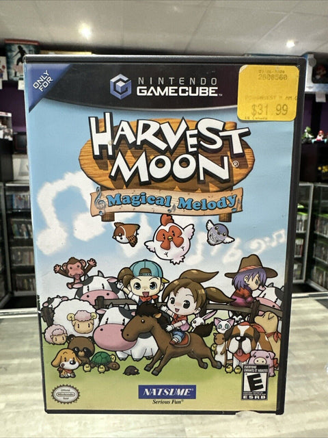 Harvest Moon: Magical Melody (Nintendo GameCube, 2006) Tested!