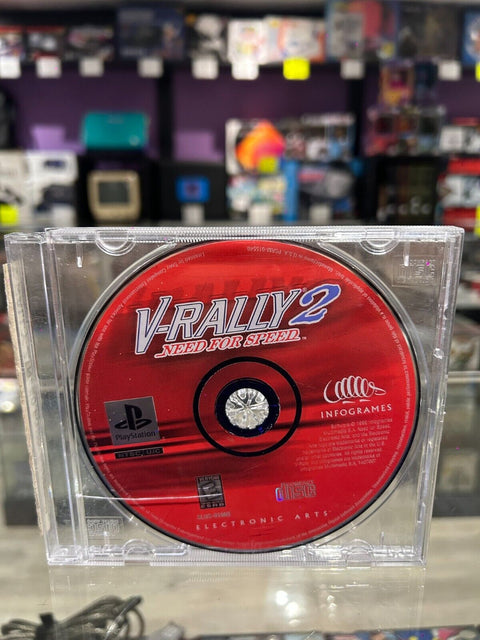 Need for Speed: V-Rally 2 (Sony, 1999) PS1 CIB Complete Tested! *Disc Only*