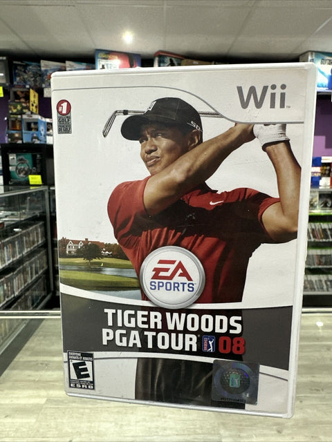 Tiger Woods PGA Tour 08 (Nintendo Wii, 2007) CIB Complete Tested!