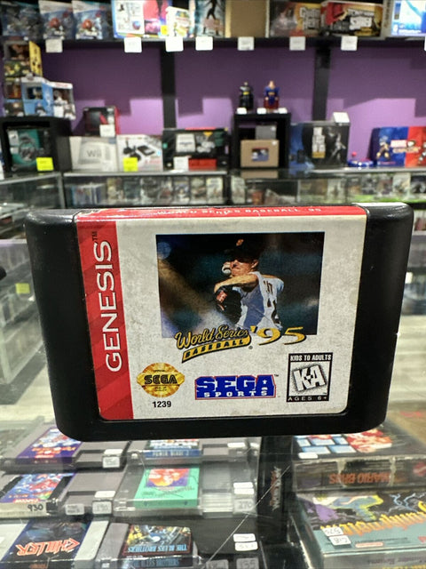 World Series Baseball '95 (Sega Genesis, 1995) Tested!