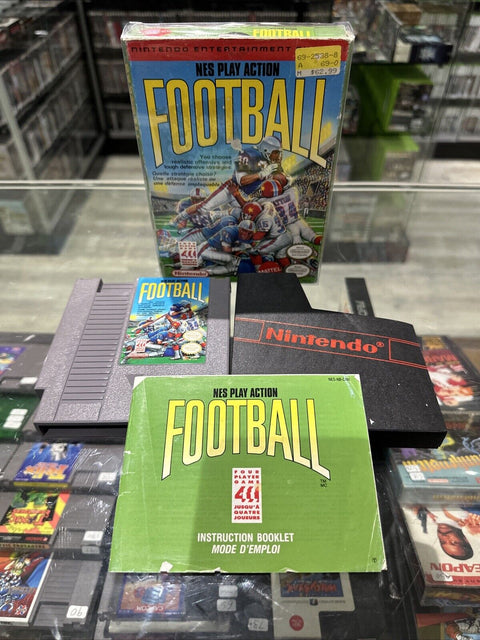 Nes Play Action Football (Nintendo NES) CIB Complete Tested!