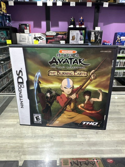 Avatar: The Last Airbender - The Burning Earth (Nintendo DS, 2007) Complete