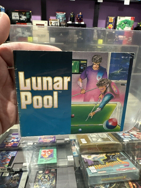 *Manual Only* Lunar Pool (Nintendo Entertainment System) NES Instruction Booklet