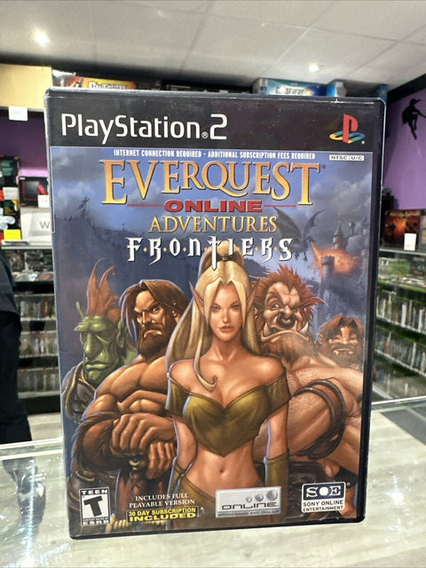 EverQuest Online Adventures: Frontiers (Sony PlayStation 2) PS2 CIB Complete!