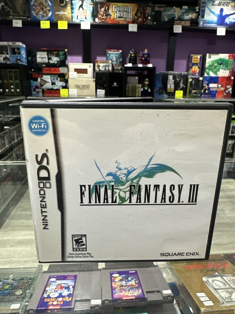 Final Fantasy III (Nintendo DS, 2006) Box / Case Only!