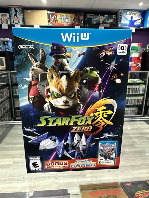 NEW! Star Fox Zero + Guard (Nintendo Wii U, 2016) Both Factory Sealed