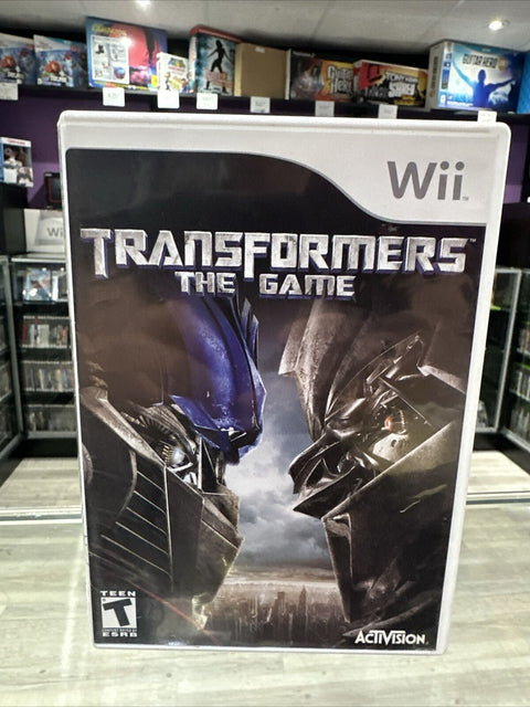 Transformers: The Game (Nintendo Wii, 2007) CIB Complete Tested!