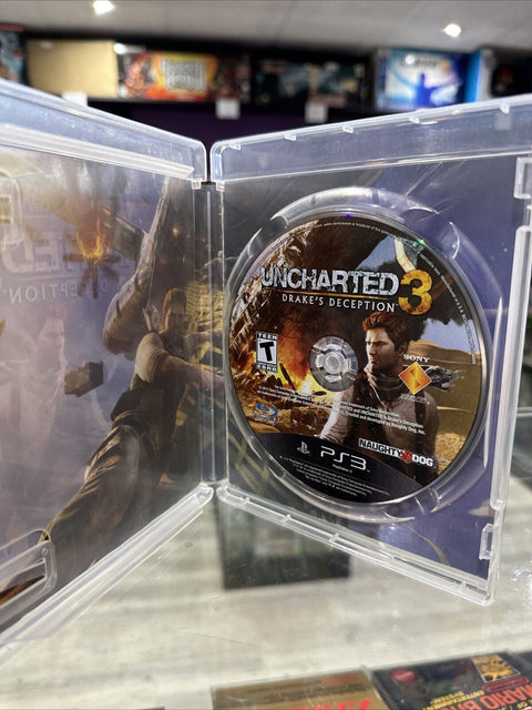 Uncharted 3: Drake's Deception (Sony PlayStation 3, 2011) PS3 Tested