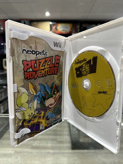 Neopets Puzzle Adventure (Nintendo Wii, 2008) CIB Complete Tested!