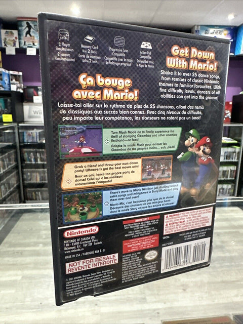 Dance Dance Revolution: Mario Mix (Nintendo GameCube, 2005) No Manual - Tested!