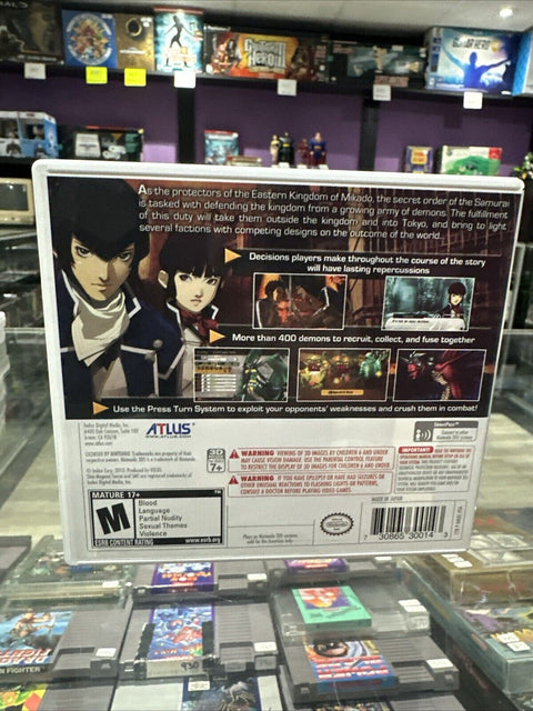 Shin Megami Tensei IV (Nintendo 3DS, 2013) Tested!