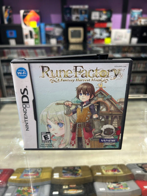 Rune Factory: A Fantasy Harvest Moon (Nintendo DS, 2007) CIB Complete Tested!