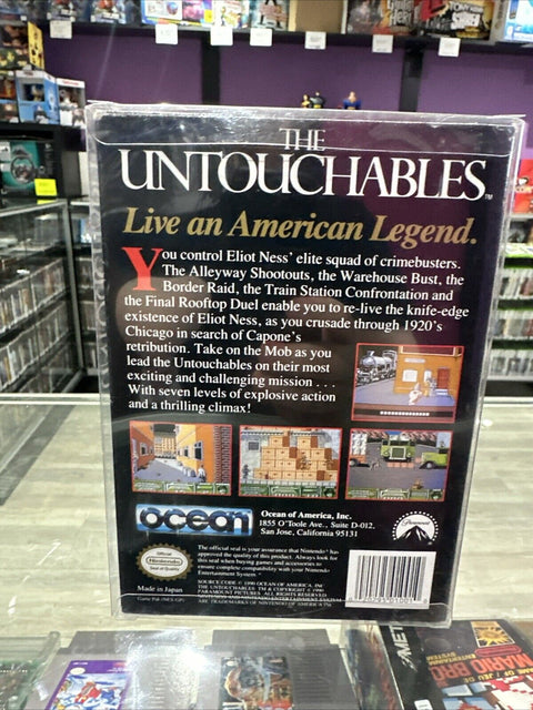 The Untouchables (Nintendo Entertainment System, 1991) NES In Box - Tested!