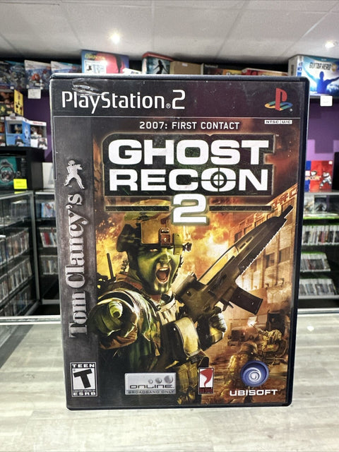 Tom Clancy's Ghost Recon 2 (Sony PlayStation 2, 2004) PS2 CIB Complete Tested!