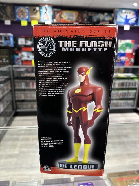 The Flash Maquette - DC Direct 2002 The Animated Series Statue *Ear Damage*