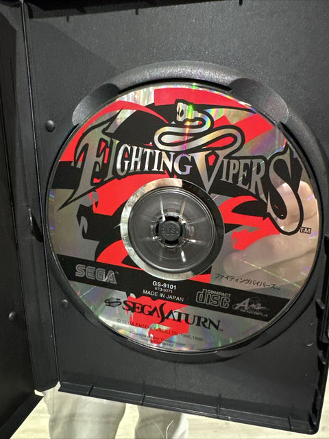 Fighting Vipers (Sega Saturn) Japanese Japan Authentic Disc Only Tested!