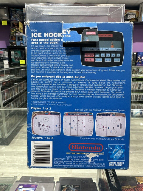 Ice Hockey (Nintendo NES) In Box - Tested!