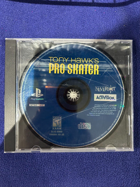 Tony Hawk's Pro Skater (Sony PlayStation 1, 1999) PS1  Disc Only Tested!