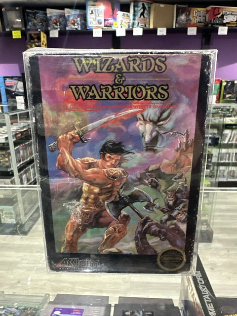 Wizards & Warriors (Nintendo Entertainment System, 1987) NES Complete Tested!