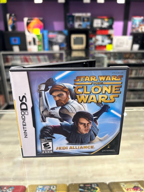 Star Wars: The Clone Wars Jedi Alliance (Nintendo DS, 2008) CIB Complete Tested!