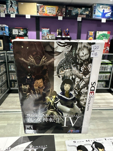 Shin Megami Tensei IV 4 Limited Edition (Nintendo 3DS) CIB Complete Tested!